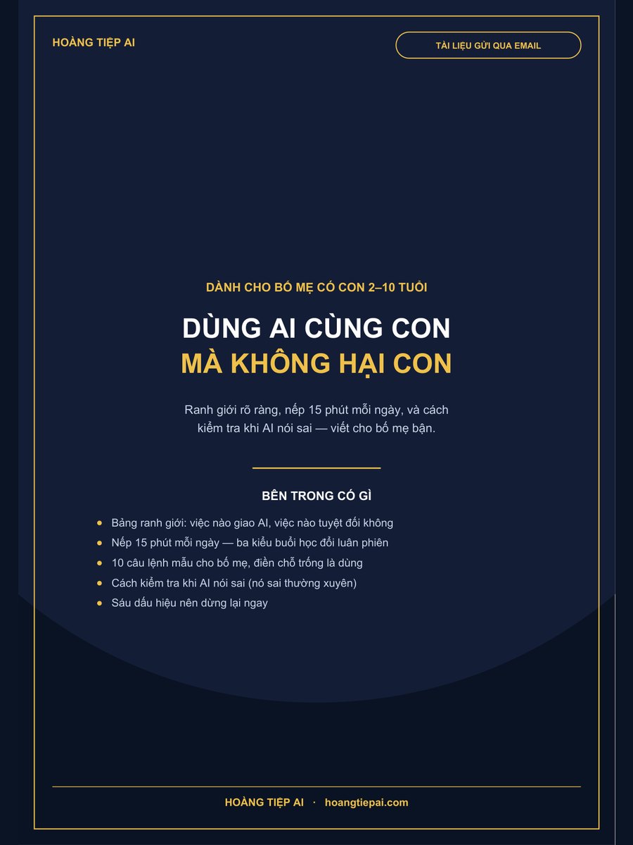 Ảnh bìa tài liệu Dùng AI cùng con mà không hại con